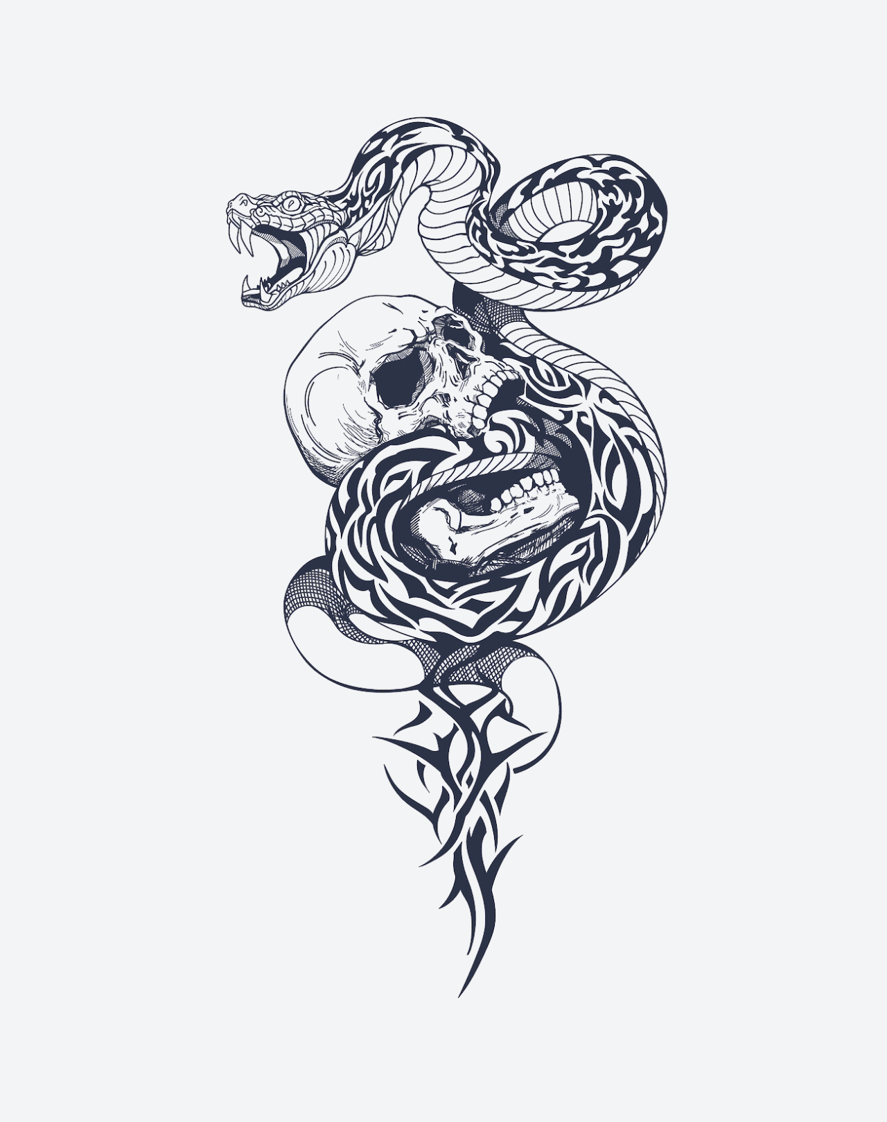 Cyber Snake & Skull - Image 2