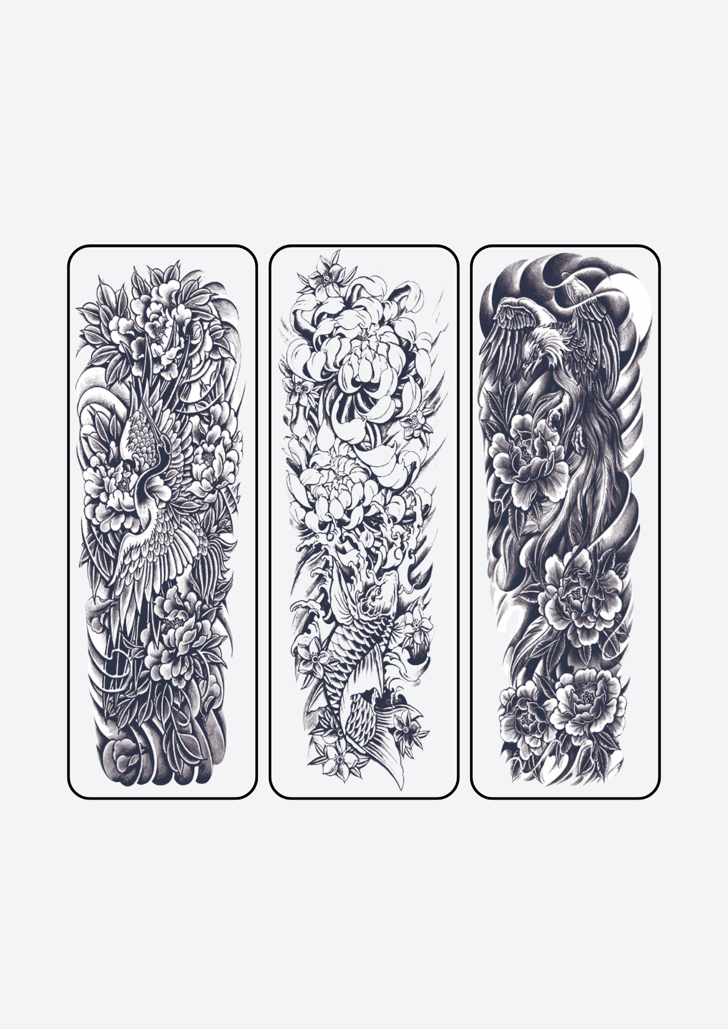 Japanese Flower Sleeve Pack