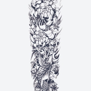Koi Fish and Flowers Sleeve