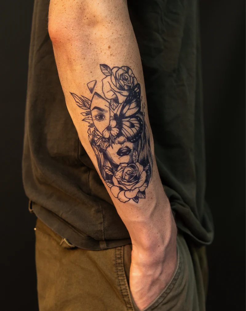 shattered beauty temporary tattoo 2 800x