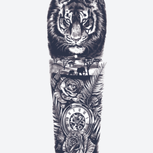 Tiger and Clock Sleeve